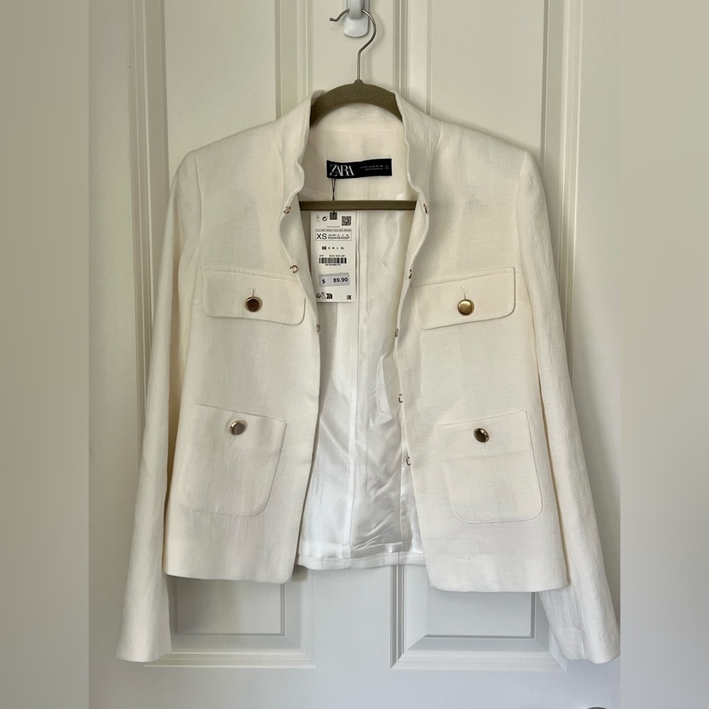 NWT Zara pocket blazer suit